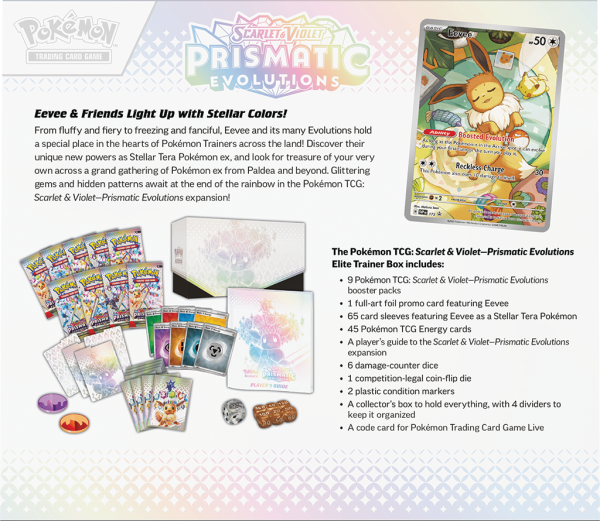 Pokémon TCG Prismatic Evolutions Elite Trainer Box