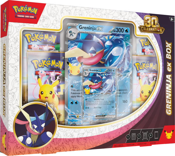 Pokémon TCG 30th Celebration: ex Box Greninja ex