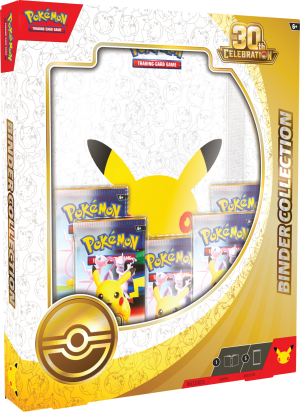Pokémon TCG 30th Celebration Binder Collection – oficjalny album na 360 kart z boosterami