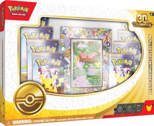 Pokémon TCG 30th Celebration Ditto Premium Collection z kartą promo i akrylowym stojakiem